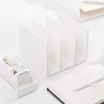 Подставка-ограничитель для книг Deli ENS006WHITE 162x162x122мм - купить недорого с доставкой в интернет-магазине