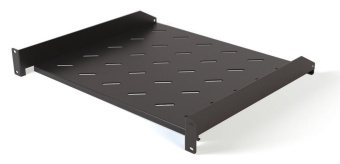 Полка стационарная Hyperline TAL3-1U-250-RAL9005 1U нагр.:10кг. 19" 250мм черный (упак.:1шт) - купить недорого с доставкой в интернет-магазине