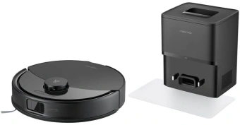 Пылесос-робот Roborock Q8 Max Pro Plus 45Вт черный (в компл.:1мешок) - купить недорого с доставкой в интернет-магазине