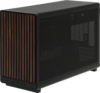 Корпус Lian-Li A3 Wood черный без БП mATX 10x120mm 2x140mm 2xUSB3.0 1xUSB3.1 audio bott PSU - купить недорого с доставкой в интернет-магазине