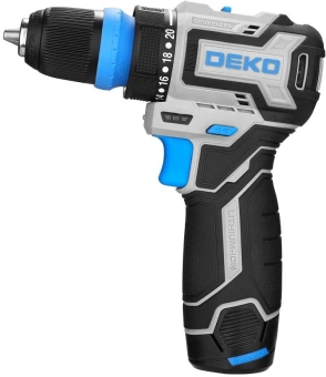 Дрель-шуруповерт Deko Loner 12V Pro аккум. патрон:быстрозажимной (кейс в комплекте) (085-1122) - купить недорого с доставкой в интернет-магазине