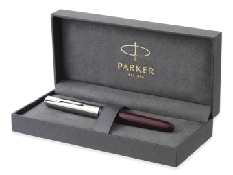 Ручка перьев. Parker 51 Core (CW2123496) Burgundy F сталь нержавеющая подар.кор. кругл. - купить недорого с доставкой в интернет-магазине