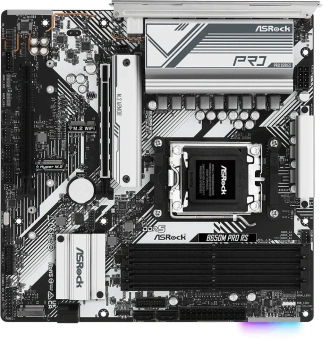 Материнская плата Asrock B650M PRO RS Socket AM5 AMD B650 4xDDR5 mATX AC`97 8ch(7.1) 2.5Gg RAID+HDMI+DP - купить недорого с доставкой в интернет-магазине