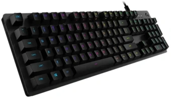 Клавиатура Logitech G512 Carbon Red Linear механическая черный USB Multimedia for gamer LED (920-009374) - купить недорого с доставкой в интернет-магазине