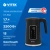 Чайник электрический Vitek VT-1162 1.7л. 2200Вт черный корпус: металл/пластик - купить недорого с доставкой в интернет-магазине