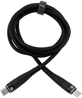 Кабель Digma DG-USBС-C-2M-100W USB Type-C (m)-USB Type-C (m) 2м черный - купить недорого с доставкой в интернет-магазине