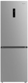 Холодильник Weissgauff WRK 185 Total NoFrost Inverter Inox 2-хкамерн. нержавеющая сталь инвертер - купить недорого с доставкой в интернет-магазине