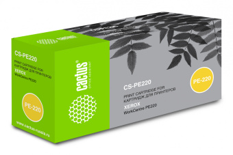 Картридж лазерный Cactus CS-PE220 013R00621 черный (3000стр.) для Xerox WorkCentre PE220 - купить недорого с доставкой в интернет-магазине