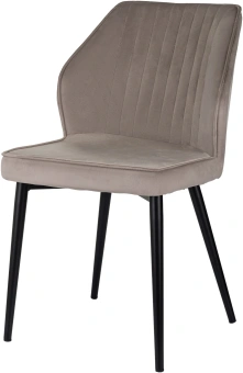 Стул для дома Бюрократ CH-K5_2 комплект 2шт т.бежевый Holland 61 металл черный на ножках (CH-K5_1/HL61_2) - купить недорого с доставкой в интернет-магазине