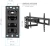 Кронштейн для телевизора Kromax CORBEL-11 титан 32"-75" макс.45кг настенный поворот и наклон - купить недорого с доставкой в интернет-магазине