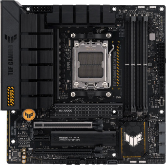 Материнская плата Asus TUF GAMING B650M-PLUS Socket AM5 AMD B650 4xDDR5 mATX AC`97 8ch(7.1) 2.5Gg RAID+HDMI+DP - купить недорого с доставкой в интернет-магазине