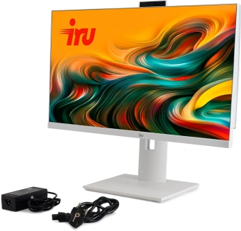 Моноблок IRU Tactio 23IW 23.8" Full HD i5 1235U (1.3) 16Gb SSD512Gb Iris Xe CR без ОС GbitEth WiFi BT 65W Cam белый 1920x1080 (RUS) - купить недорого с доставкой в интернет-магазине