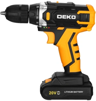 Дрель-шуруповерт Deko Banger 20V One+ аккум. патрон:быстрозажимной (083-1042) - купить недорого с доставкой в интернет-магазине