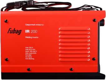 Сварочный аппарат Fubag IR 200 инвертор ММА 8кВт - купить недорого с доставкой в интернет-магазине