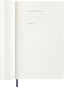 Еженедельник Moleskine CLASSIC SOFT WKNT Large 130х210мм 144стр. мягкая обложка синий сапфир - купить недорого с доставкой в интернет-магазине