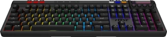Клавиатура MSI STRIKE Pro W Silent механическая серый/черный USB беспроводная BT/Radio Multimedia for gamer LED (подставка для запястий) (S11-43RU210-CLA) кабель 2м - купить недорого с доставкой в интернет-магазине