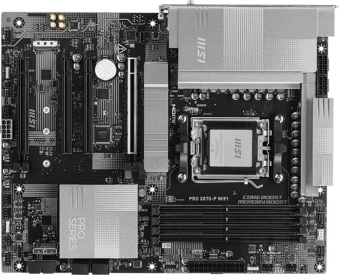 Материнская плата MSI PRO X870-P WIFI SocketAM5 AMD X870 4xDDR5 ATX AC`97 8ch(7.1) 5Gigabit RAID+HDMI - купить недорого с доставкой в интернет-магазине