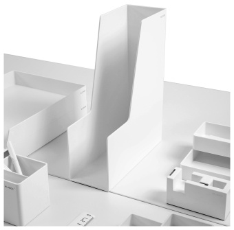 Лоток вертикальный Deli ENS022WHITE Nusign для бумаг A4 белый пластик - купить недорого с доставкой в интернет-магазине