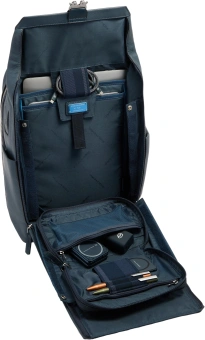 Рюкзак мужской Piquadro Tebe CA7158W144/BLU синий натур.кожа - купить недорого с доставкой в интернет-магазине