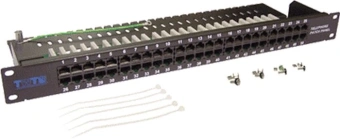 Патч-панель TWT (TWT-PP50TEL12) телефонная. 19". 1U. 50 портов RJ-12 - купить недорого с доставкой в интернет-магазине