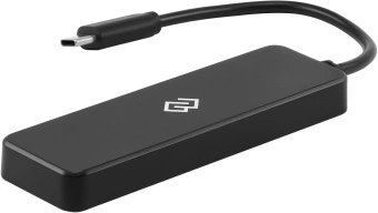 Разветвитель USB-C Digma DHUB-4USB-C-2.0 4порт. черный - купить недорого с доставкой в интернет-магазине