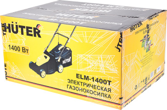 Газонокосилка роторная Huter ELM-1400T (70/4/6) 1400Вт - купить недорого с доставкой в интернет-магазине