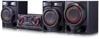 Минисистема LG XBoom CJ45 черный 720Вт FM USB BT - купить недорого с доставкой в интернет-магазине