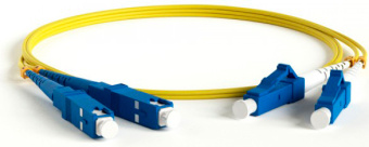 Патч-корд Lanmaster TWT-2LC-2SC/SU-3.0 2x9/125 OS1/OS2 LC дуплекс-SC дуплекс 3м - купить недорого с доставкой в интернет-магазине