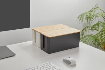 Органайзер Cactus CS-BOX-BL черный/бамбук - купить недорого с доставкой в интернет-магазине