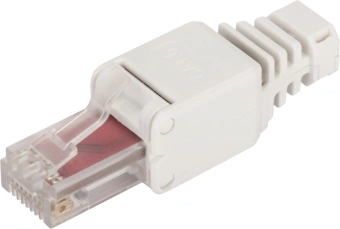 Коннектор Lanmaster LAN-TMP-U6-WH полев.RJ45 кат.6 UTP бел. - купить недорого с доставкой в интернет-магазине