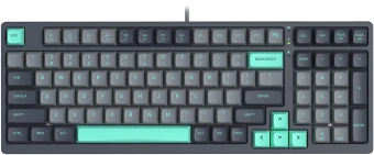 Клавиатура A4Tech FS300 механическая черный/серый USB for gamer LED (FS300 PANDA ROCK) кабель 1.8м - купить недорого с доставкой в интернет-магазине