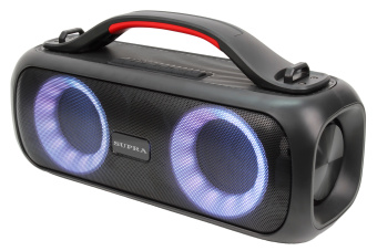 Аудиомагнитола Supra BTS-710 черный 40Вт MP3 FM(dig) USB BT microSD - купить недорого с доставкой в интернет-магазине