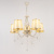 Люстра Hiper Samanta H056-5 подвес. белый/золотистый - купить недорого с доставкой в интернет-магазине
