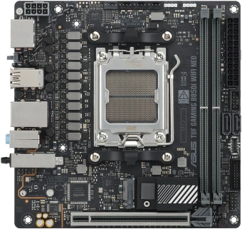 Материнская плата Asus TUF GAMING B850I WIFI NEO Socket AM5 AMD B850 2xDDR5 mini-ITX AC`97 8ch(7.1) 2.5Gg RAID+HDMI+DP - купить недорого с доставкой в интернет-магазине