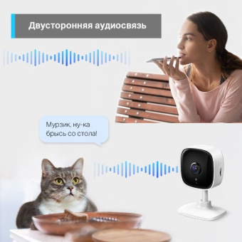 Камера видеонаблюдения IP TP-Link Tapo C110 Wi-Fi 3.3-3.3мм цв. корп.:белый - купить недорого с доставкой в интернет-магазине