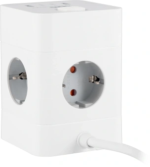 Сетевой удлинитель Buro BU-PTE4.1UC-W 1.5м (4 розетки) белый (пакет ПЭ) - купить недорого с доставкой в интернет-магазине