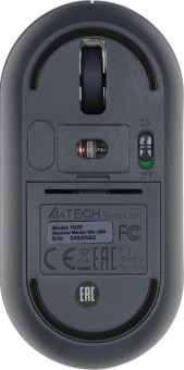 Мышь A4Tech Fstyler FG20 пепельный/синий оптическая 2000dpi беспров. USB для ноутбука 4but (FG20 ASH BLUE) - купить недорого с доставкой в интернет-магазине