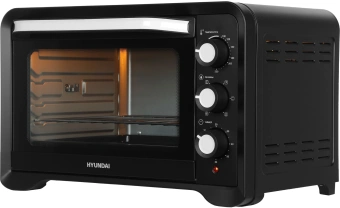 Мини-печь Hyundai MIO-HY094 35л. 1600Вт черный - купить недорого с доставкой в интернет-магазине