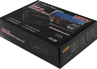 Сплиттер аудио-видео Premier 5-872-4 HDMI (f)/4xHDMI (f) черный - купить недорого с доставкой в интернет-магазине