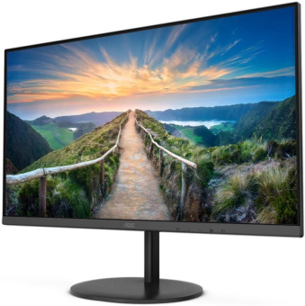 Монитор AOC 23.8" Value Line Q24V4EA черный IPS LED 16:9 HDMI M/M матовая 250cd 178гр/178гр 2560x1440 75Hz DP 2K 3.45кг - купить недорого с доставкой в интернет-магазине
