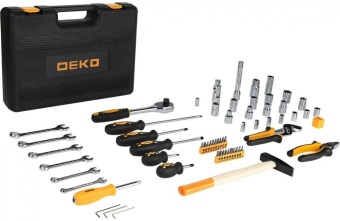 Набор инструментов Deko DKMT63 63 предмета (жесткий кейс) - купить недорого с доставкой в интернет-магазине