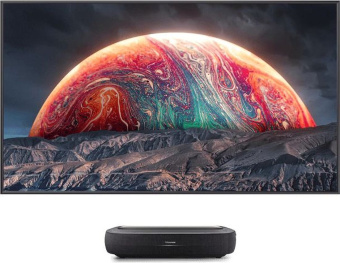 Телевизор Laser Hisense 100" Laser TV 100L9H черный 4K Ultra HD 60Hz DVB-T DVB-T2 DVB-C DVB-S DVB-S2 USB WiFi Smart TV - купить недорого с доставкой в интернет-магазине