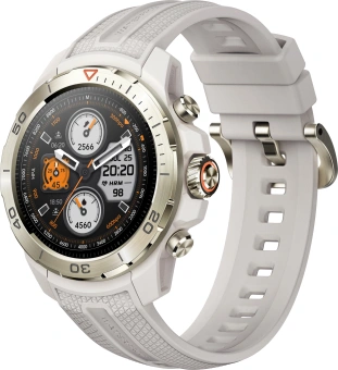Смарт-часы Mibro GS Explorer Desert White 1.32" AMOLED корп.белый рем.белый разм.брасл.:265мм (XPAW017DW) - купить недорого с доставкой в интернет-магазине