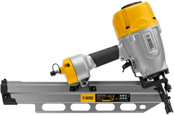 Пистолет гвоздезабивной Denzel PN2190 серый/желтый - купить недорого с доставкой в интернет-магазине