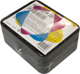 Ящик для денег Silwerhof 90x200x160 черный сталь 0.917кг - купить недорого с доставкой в интернет-магазине