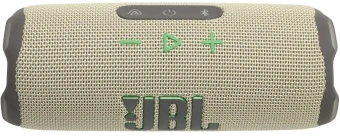Колонка порт. JBL Flip 7 бежевый/зеленый 35W 1.0 BT 4800mAh (JBLFLIP7SAND) - купить недорого с доставкой в интернет-магазине