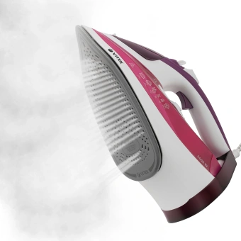 Утюг Vitek VT-8354 2600Вт фиолетовый/белый - купить недорого с доставкой в интернет-магазине