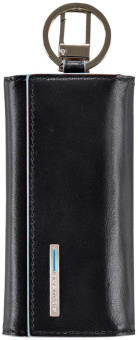Ключница Piquadro Blue Square PC1397B2/N черный натур.кожа - купить недорого с доставкой в интернет-магазине