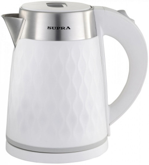Чайник электрический Supra KES-1798 1.7л. 1500Вт белый (корпус: пластик) - купить недорого с доставкой в интернет-магазине