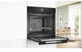 Духовой шкаф Электрический Bosch Serie 8 HBG974LB1 черный - купить недорого с доставкой в интернет-магазине